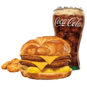 Double Sausage, Egg & Cheese Croissan'wich Meal