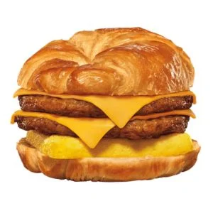 Burger King Double Sausage, Egg, & Cheese Croissan'wich
