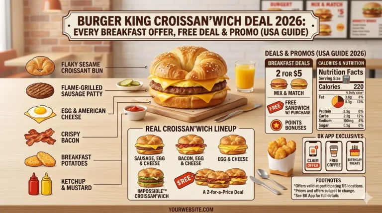 Burger King Croissan'wich Deal