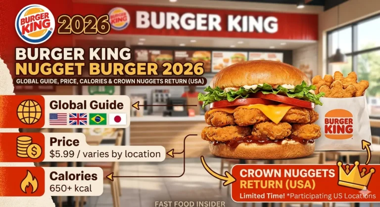 Burger King Nugget Burger