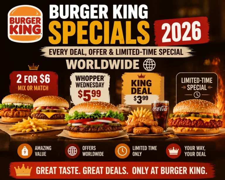 Burger King Specials