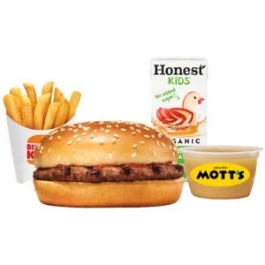 Hamburger King Jr. Meal